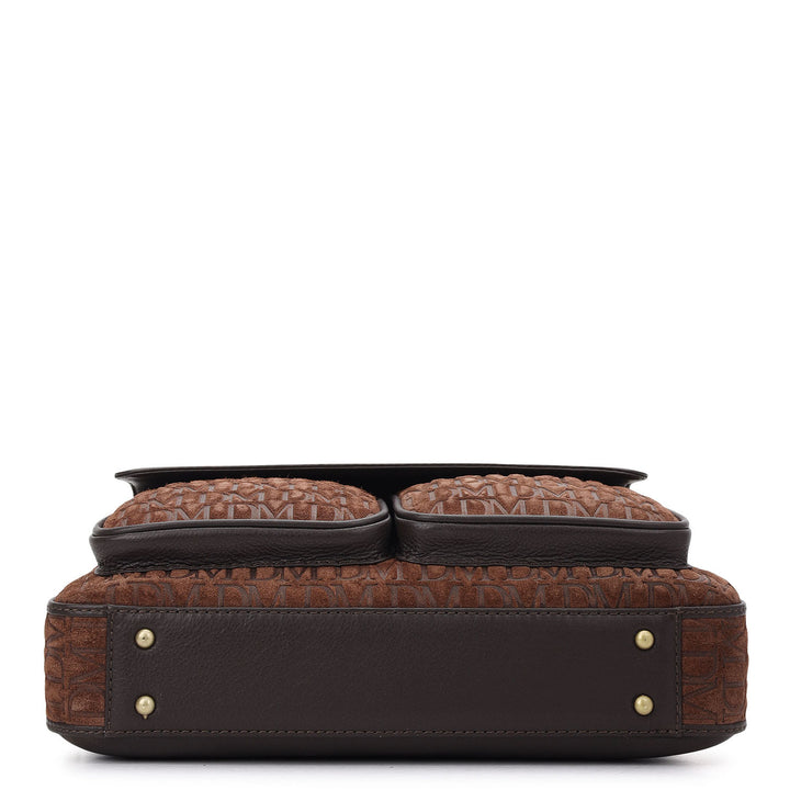 Monogram Men's Sling Bag (M) - Brown