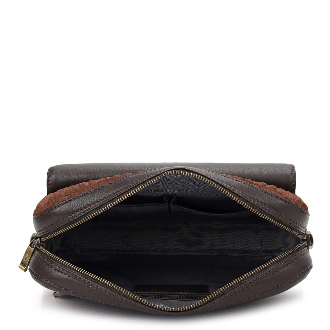 Monogram Men's Sling Bag (M) - Brown