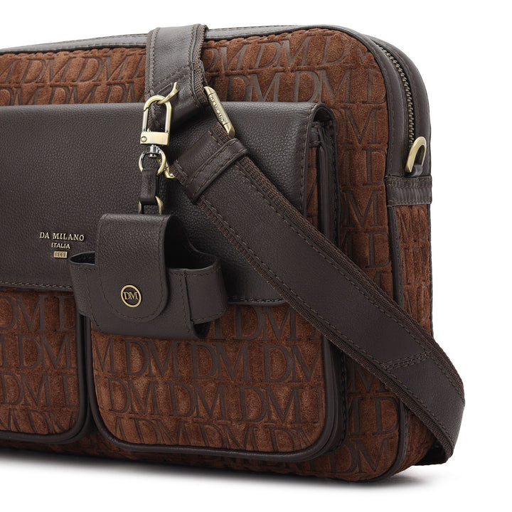 Monogram Men's Sling Bag (M) - Brown