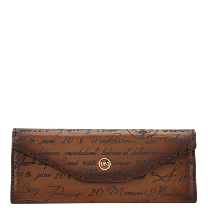 Signato Leather Spectacle Case - Cognac