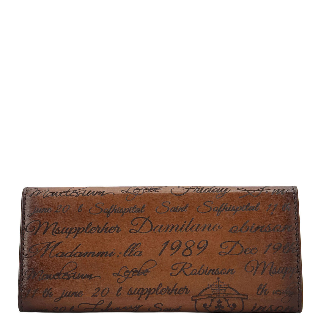 Signato Leather Spectacle Case - Cognac