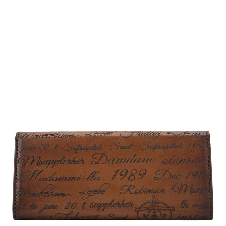 Signato Leather Spectacle Case - Cognac