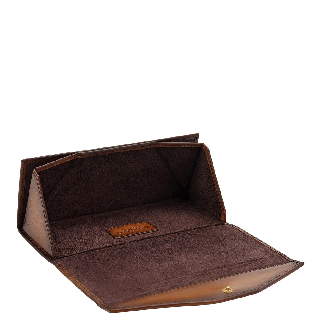 Signato Leather Spectacle Case - Cognac