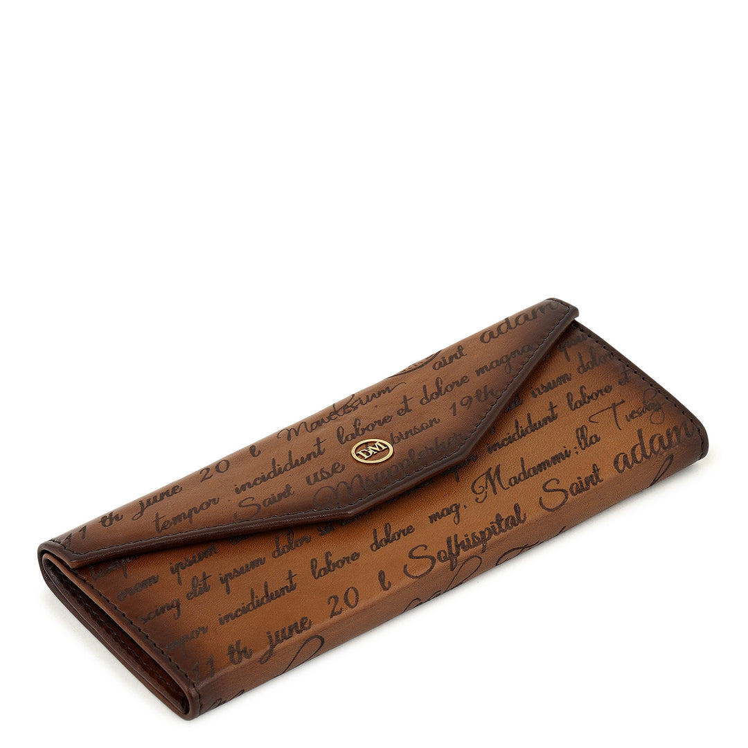 Signato Leather Spectacle Case - Cognac