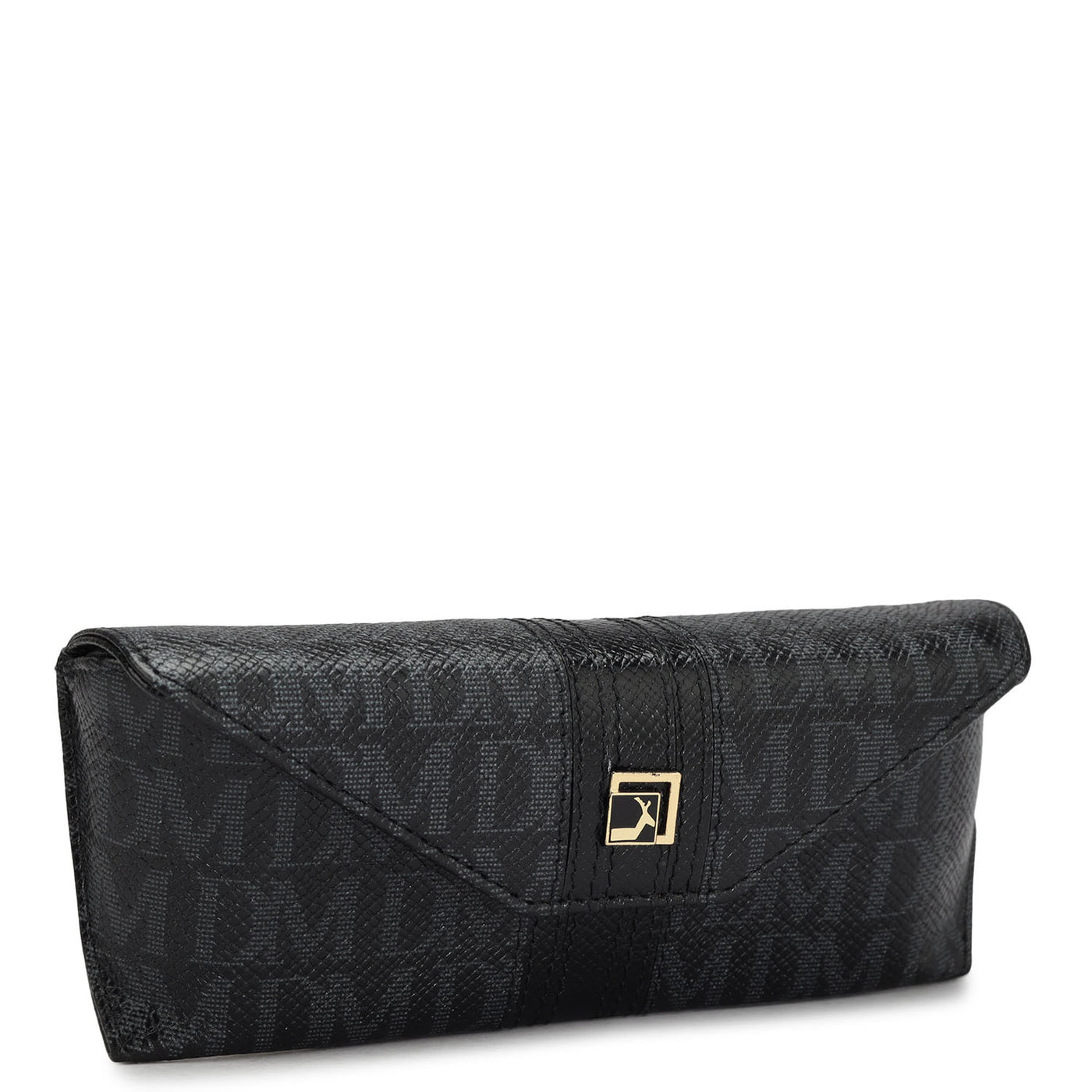 Monogram Franzy Leather Spectacle Case - Black