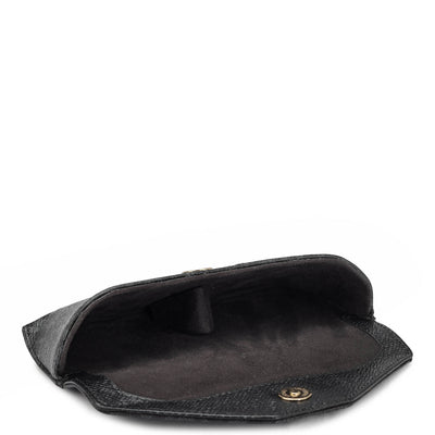 Monogram Franzy Leather Spectacle Case - Black