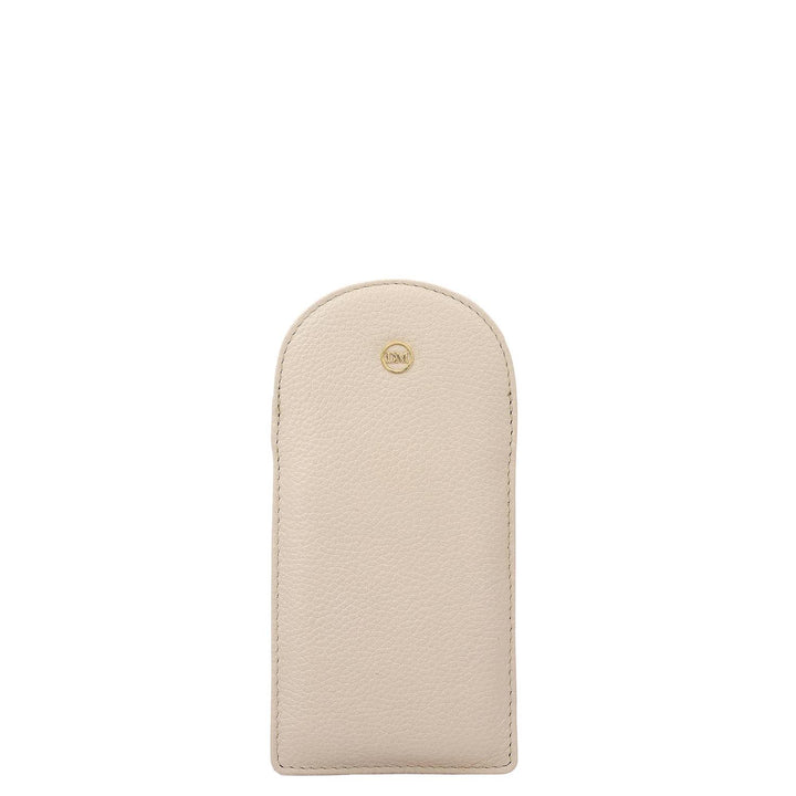 Wax Leather Spectacle Case - Butter