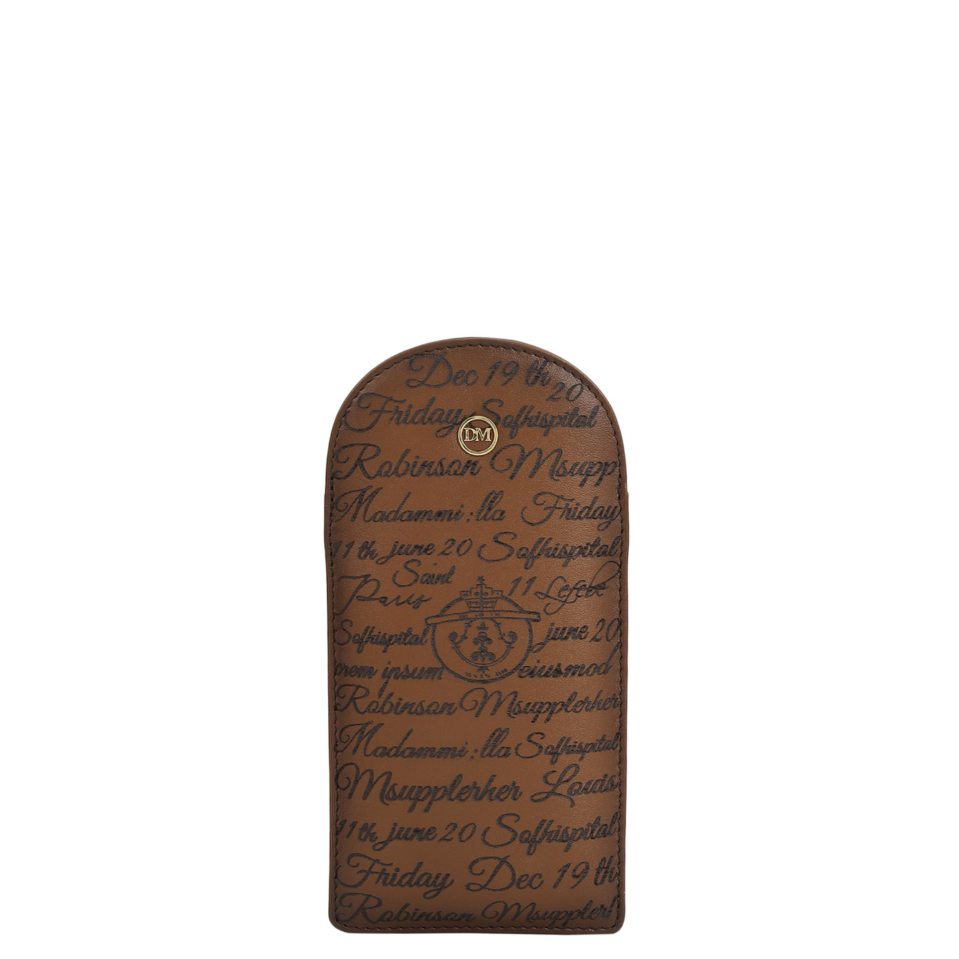Signato Leather Spectacle Case - Cognac
