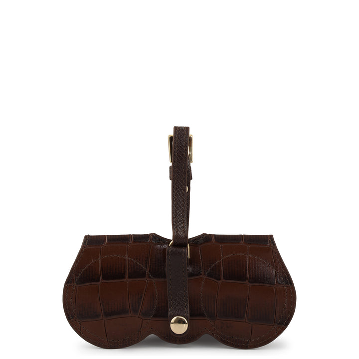 Croco Leather Spectacle Case - Date