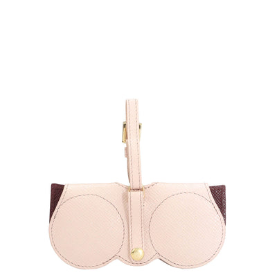 Franzy Leather Spectacle Case - Blush
