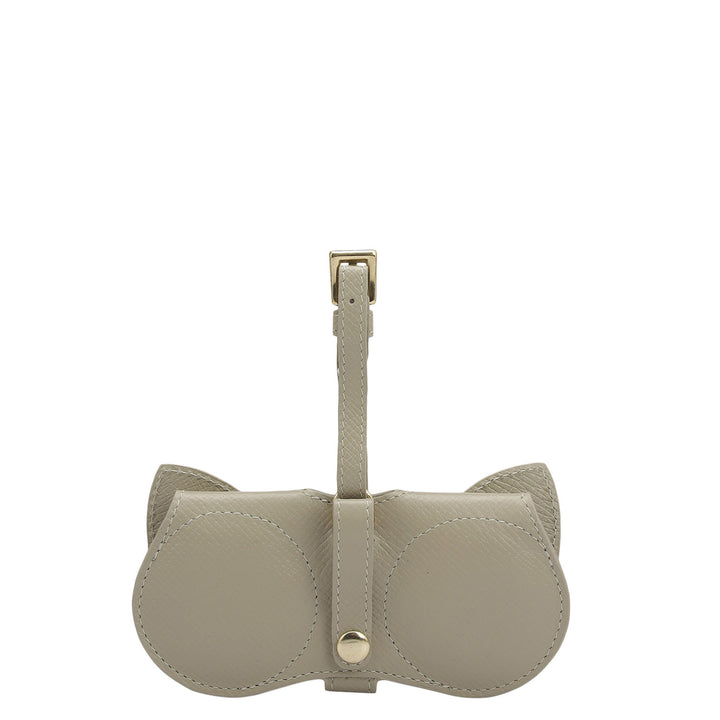 Franzy Leather Spectacle Case - Chalk