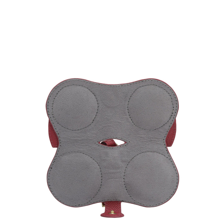 Franzy Leather Spectacle Case - Plumberry