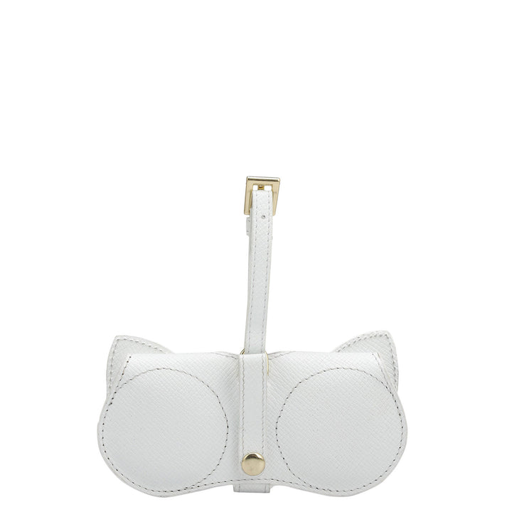 Franzy Leather Spectacle Case - Snow