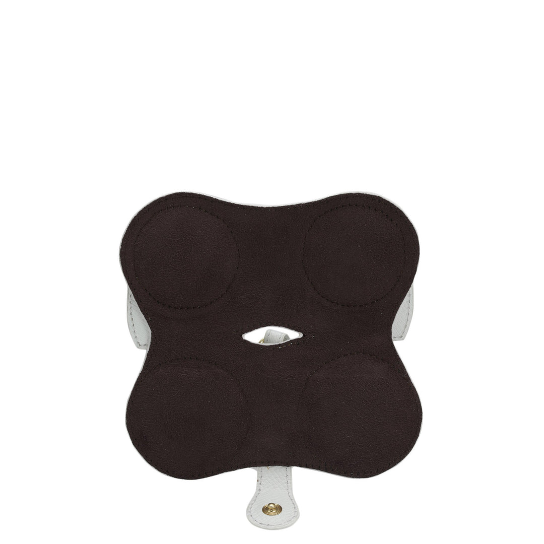 Franzy Leather Spectacle Case - Snow