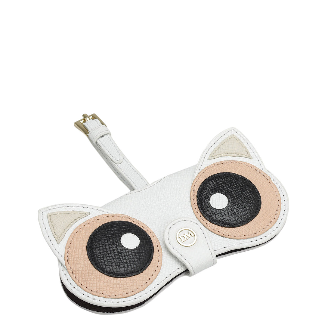 Franzy Leather Spectacle Case - Snow