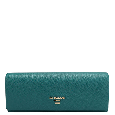 Franzy Leather Spectacle Case - Teal