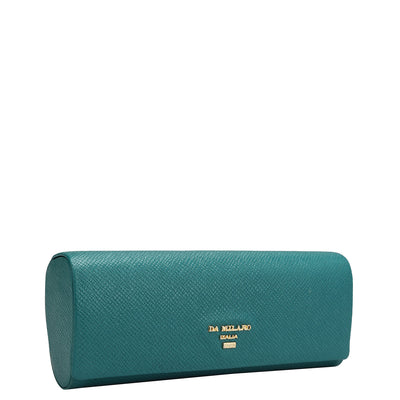 Franzy Leather Spectacle Case - Teal