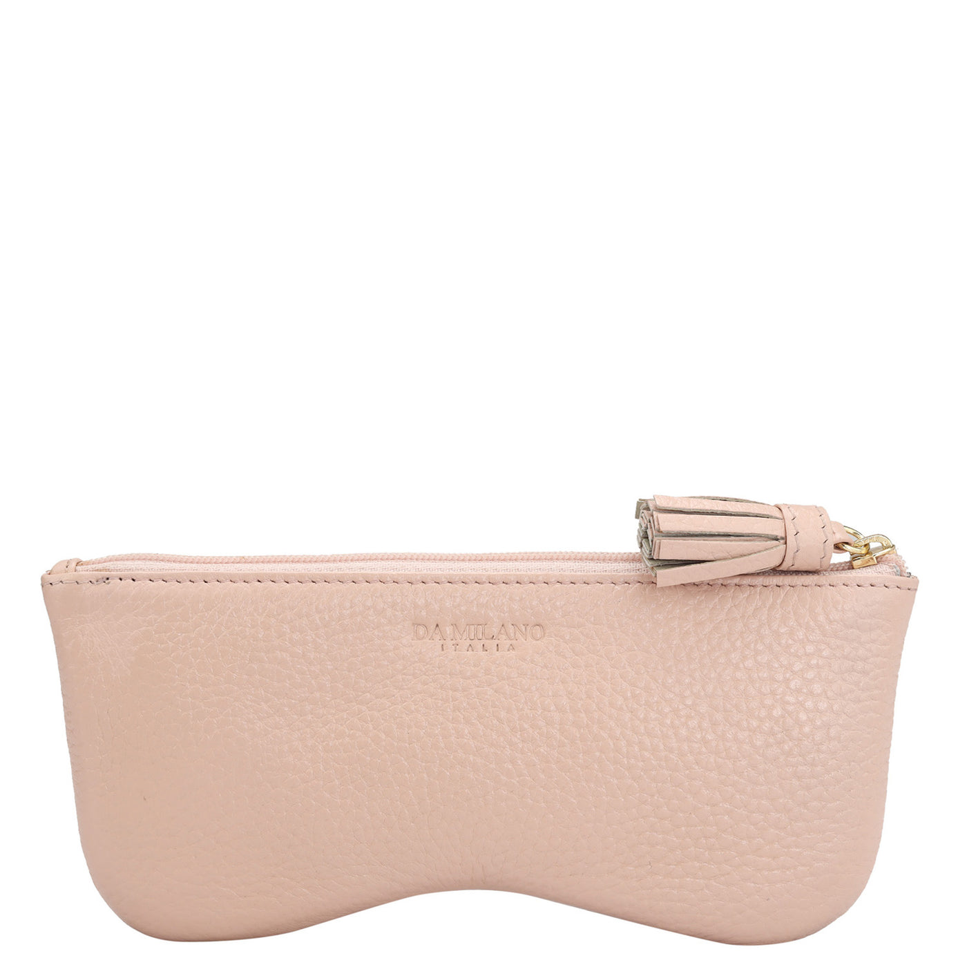 Wax Leather Spectacle Case - Baby Pink