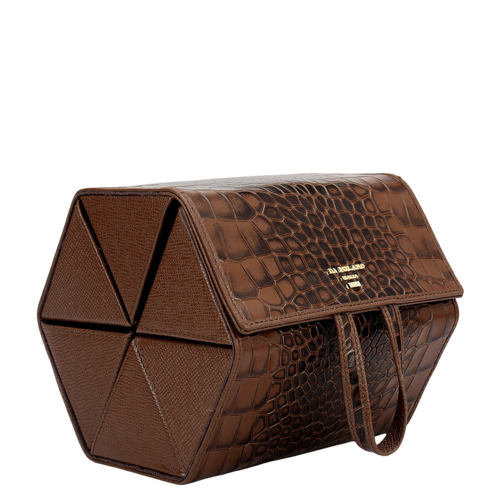 Croco Leather Spectacle Case - Date