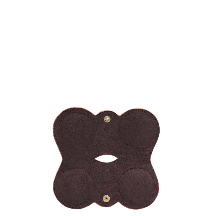 Franzy Leather Spectacle Case - Salmon