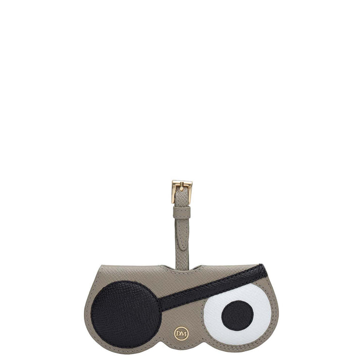 Franzy Leather Spectacle Case - Stone Grey