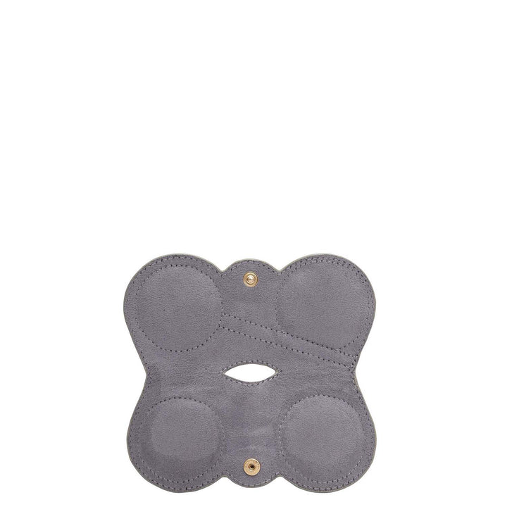 Franzy Leather Spectacle Case - Stone Grey