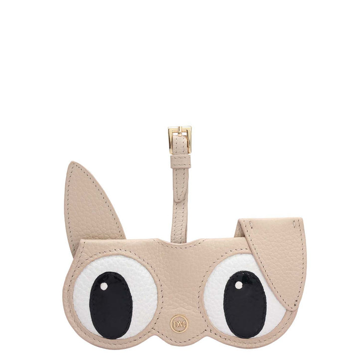 Wax Leather Spectacle Case - Dove