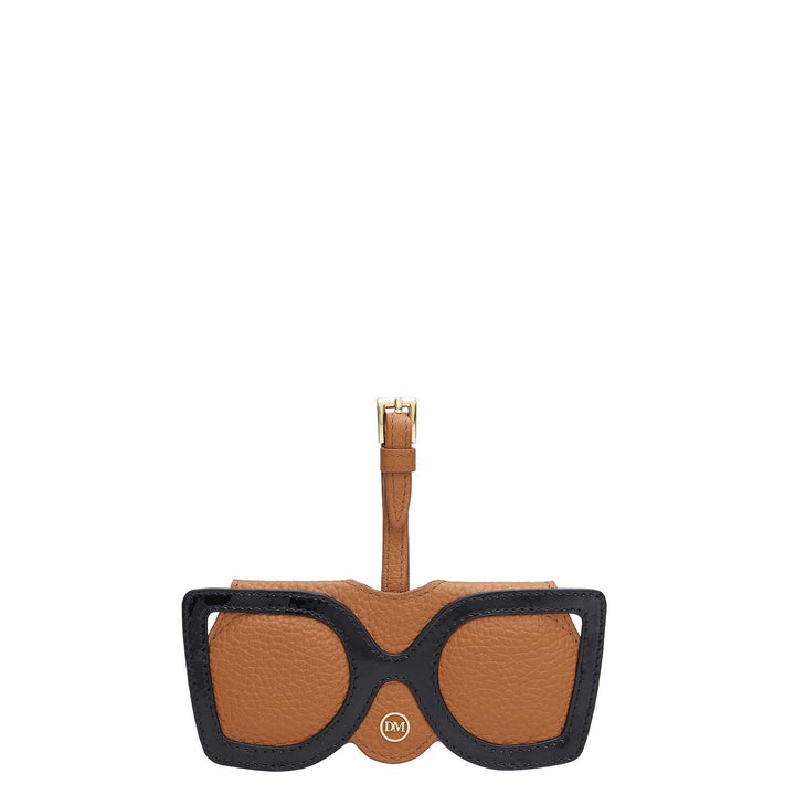 Wax Leather Spectacle Case - Caramel