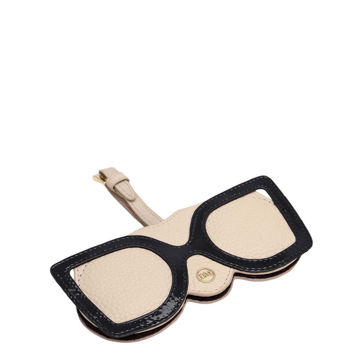 Wax Leather Spectacle Case - Dove
