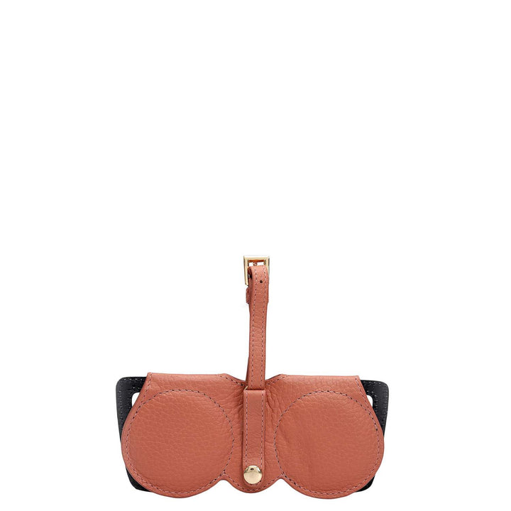 Wax Leather Spectacle Case - Terracotta