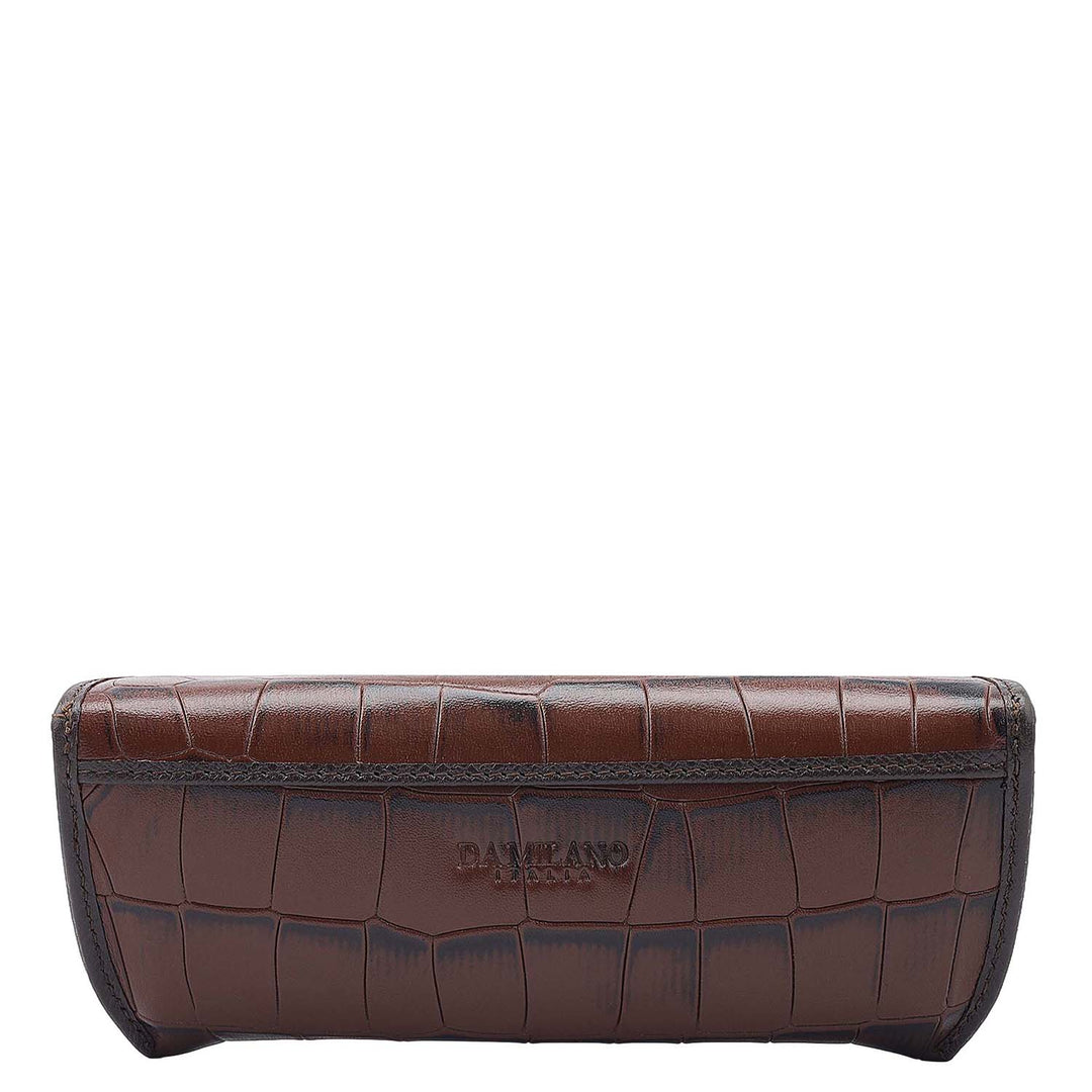 Croco Leather Spectacle Case - Date