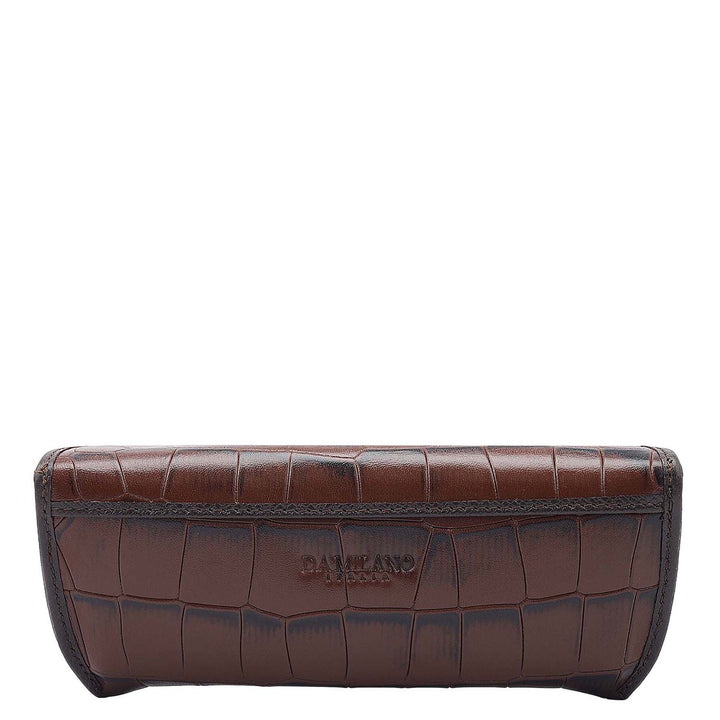 Croco Leather Spectacle Case - Date