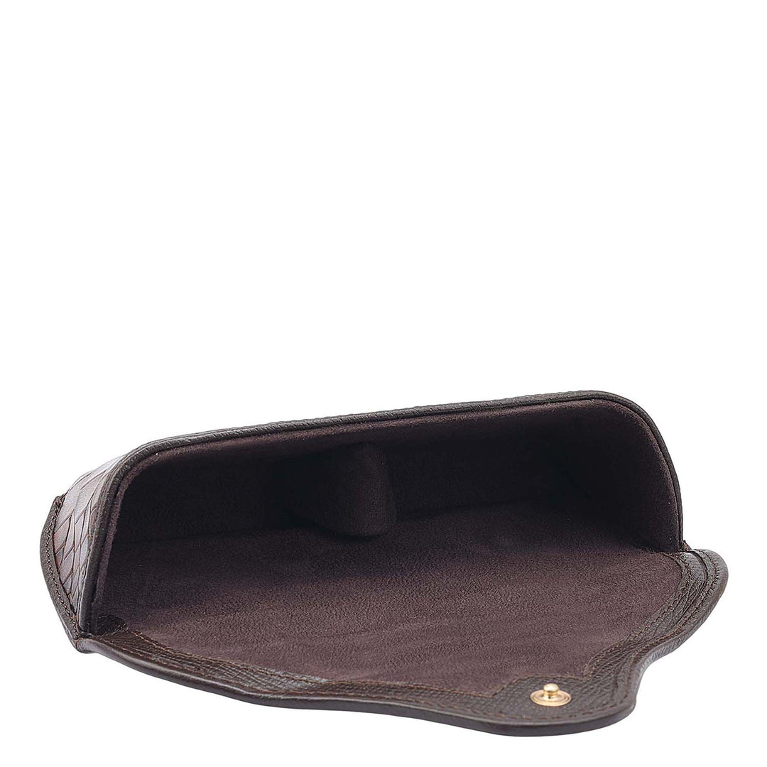 Croco Leather Spectacle Case - Date