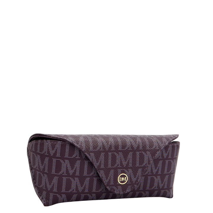 Monogram Leather Spectacle Case - Grapevine
