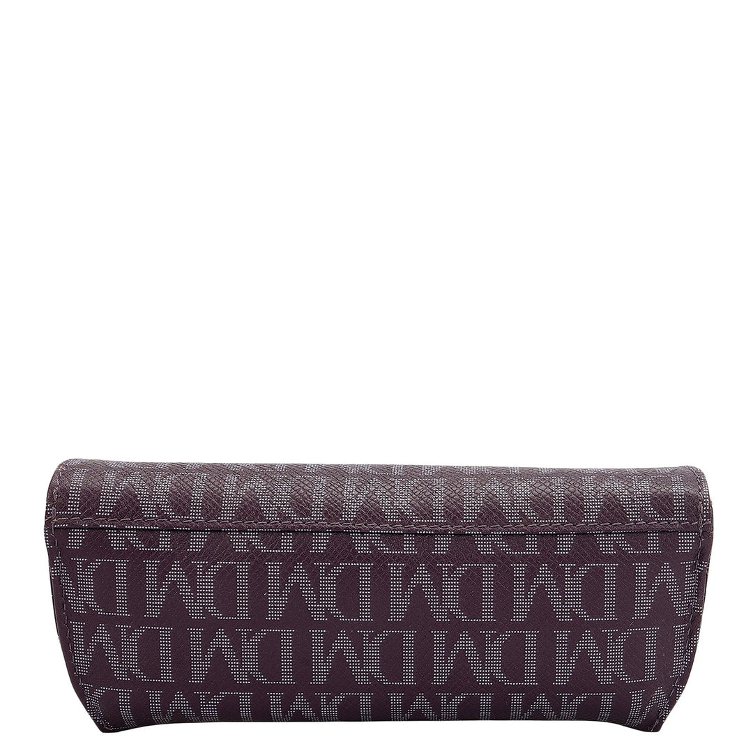 Monogram Leather Spectacle Case - Grapevine