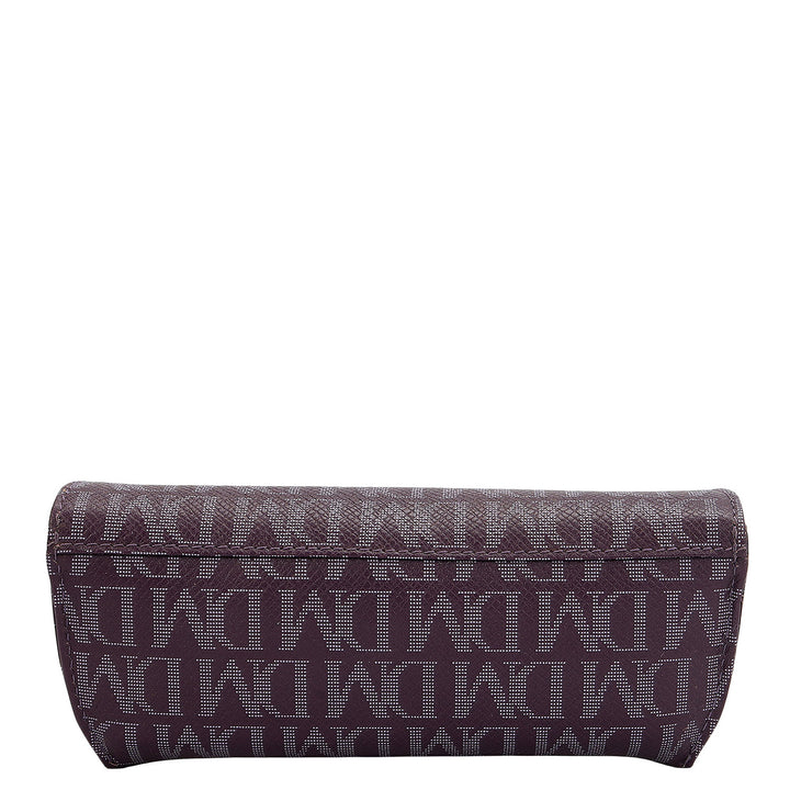 Monogram Leather Spectacle Case - Grapevine