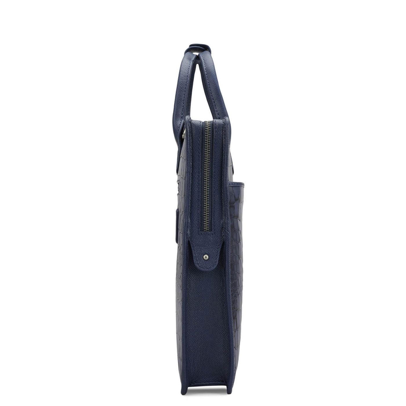 Croco Leather Laptop Sleeve - Stardust