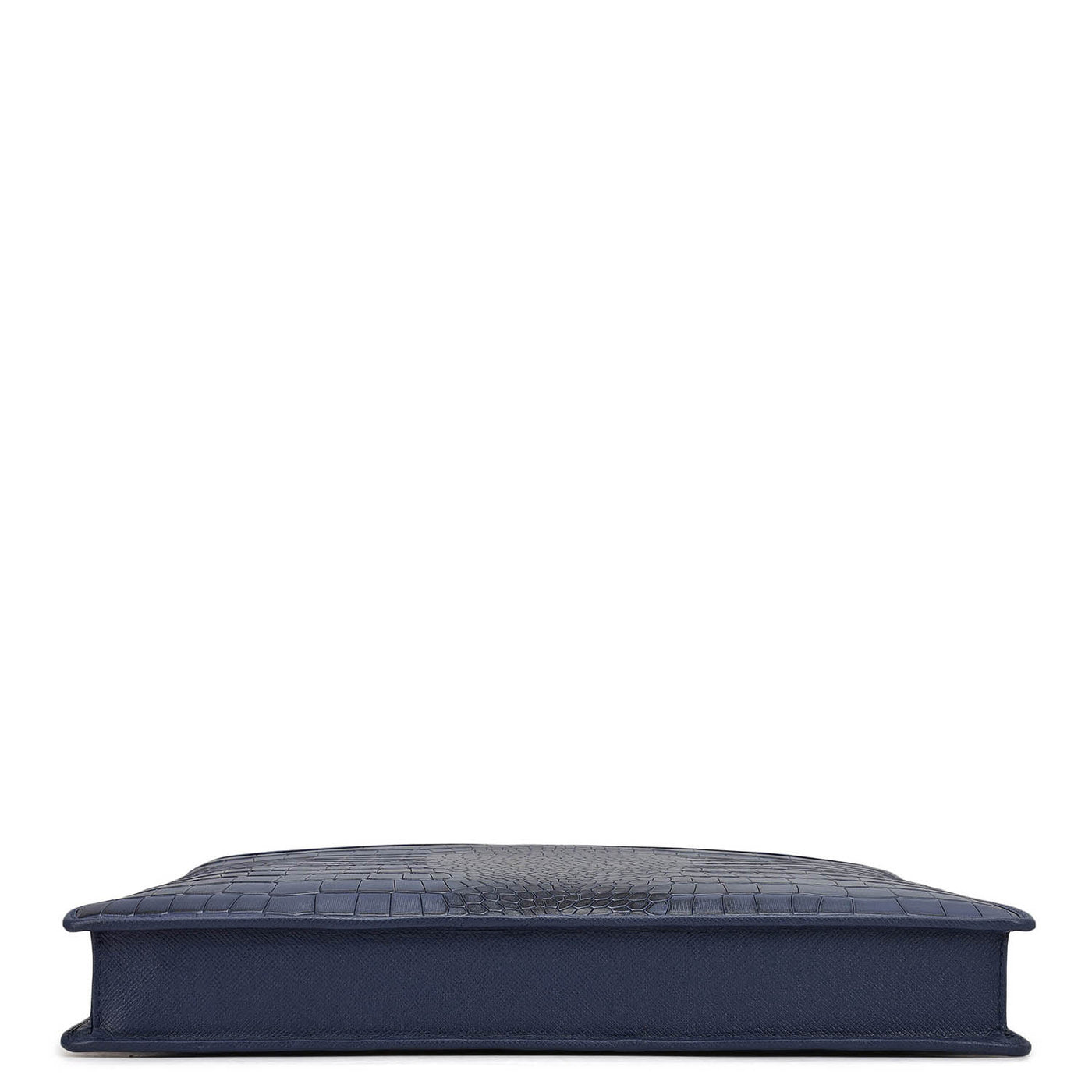 Croco Leather Laptop Sleeve - Stardust