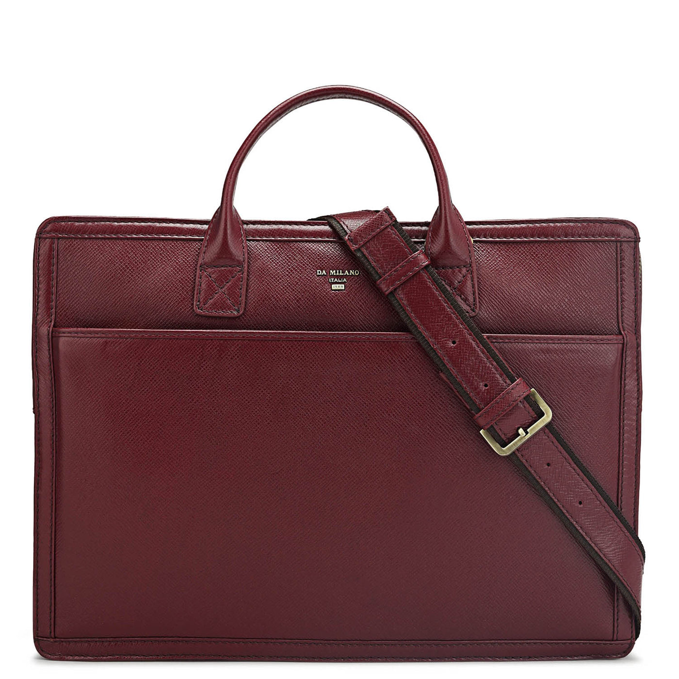Franzy Leather Laptop Sleeve - Blood Stone