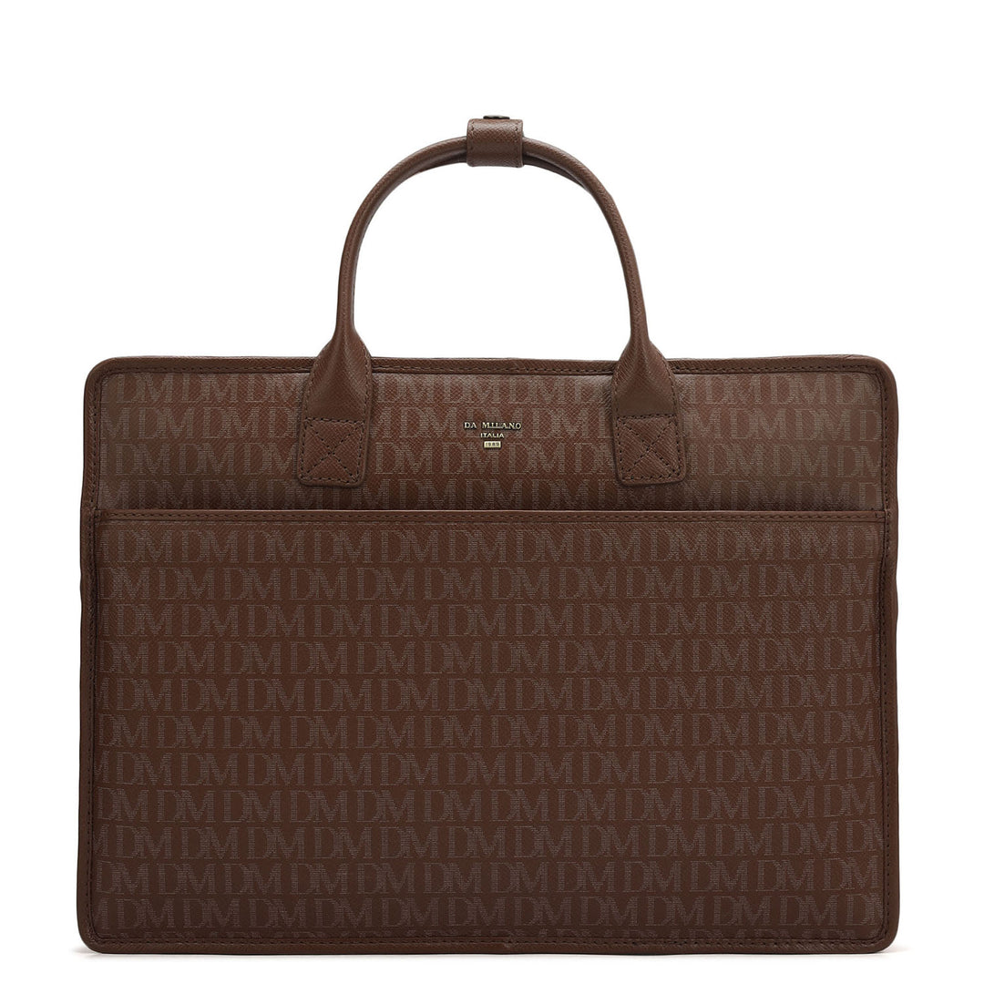 Monogram Leather Laptop Sleeve - Date