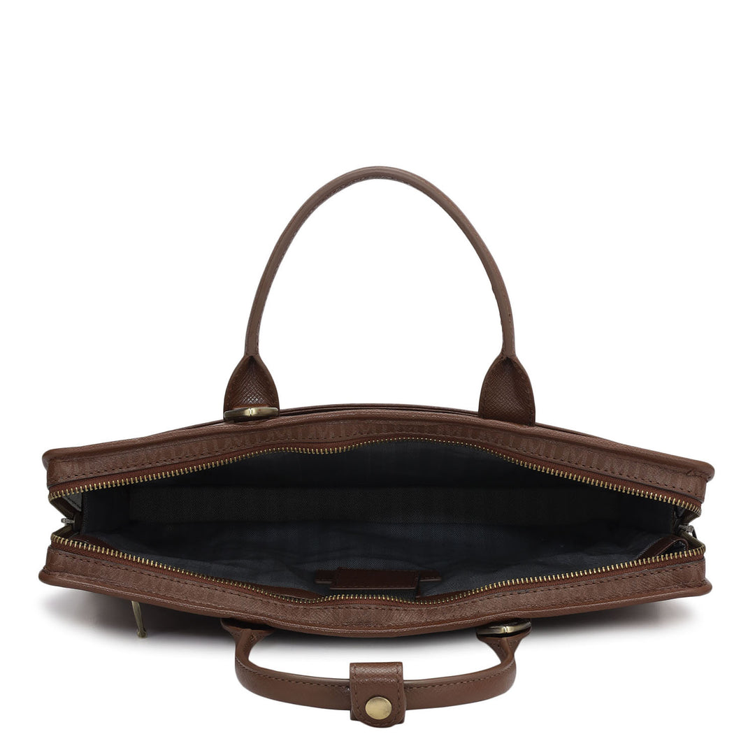 Monogram Leather Laptop Sleeve - Date