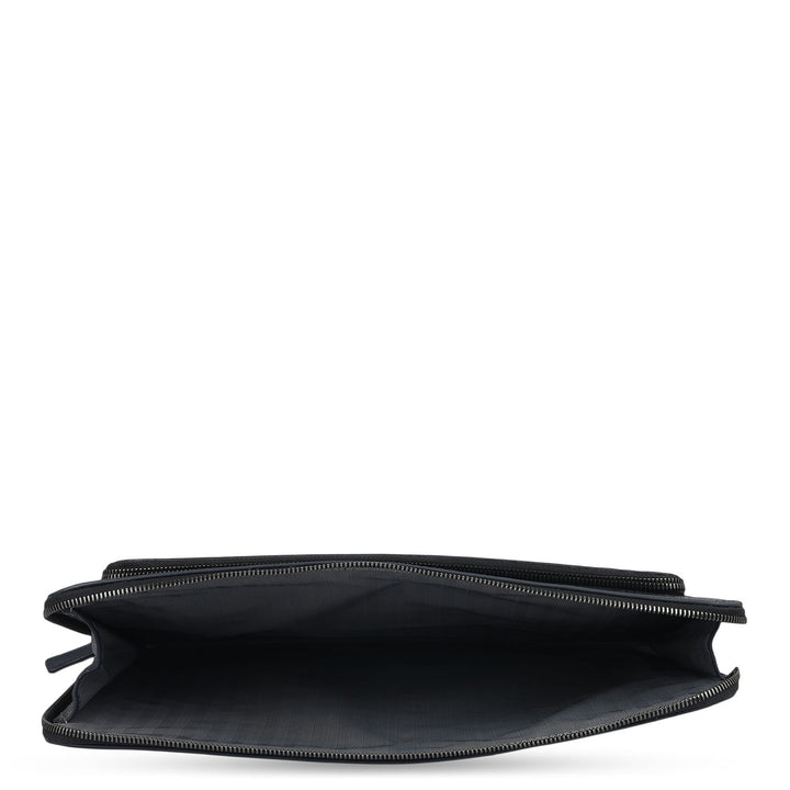 Croco Leather Laptop Sleeve - Blue