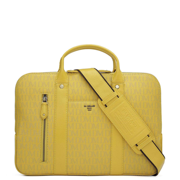 Monogram Leather Laptop Sleeve - Minion