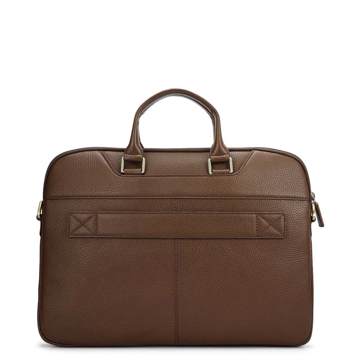 Wax Leather Laptop Sleeve - Mocha