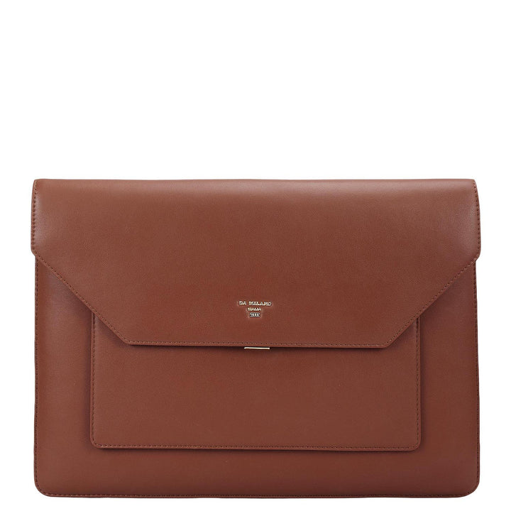 Plain Leather Computer Sleeve - Date