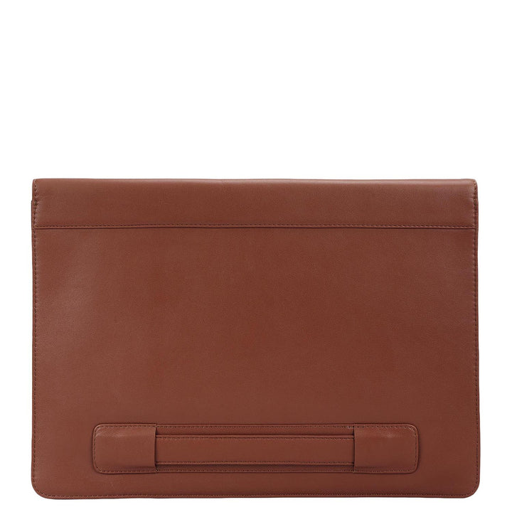 Plain Leather Computer Sleeve - Date