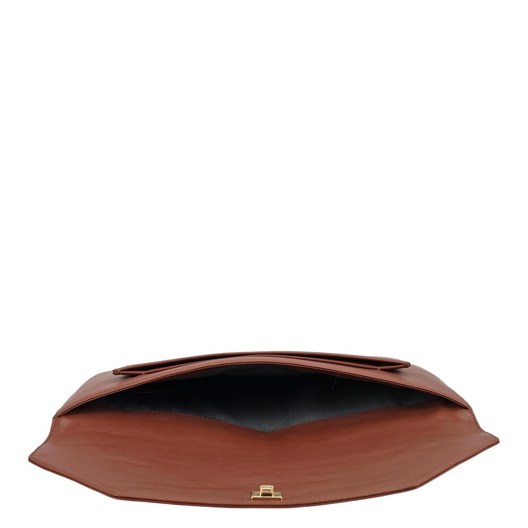 Plain Leather Computer Sleeve - Date