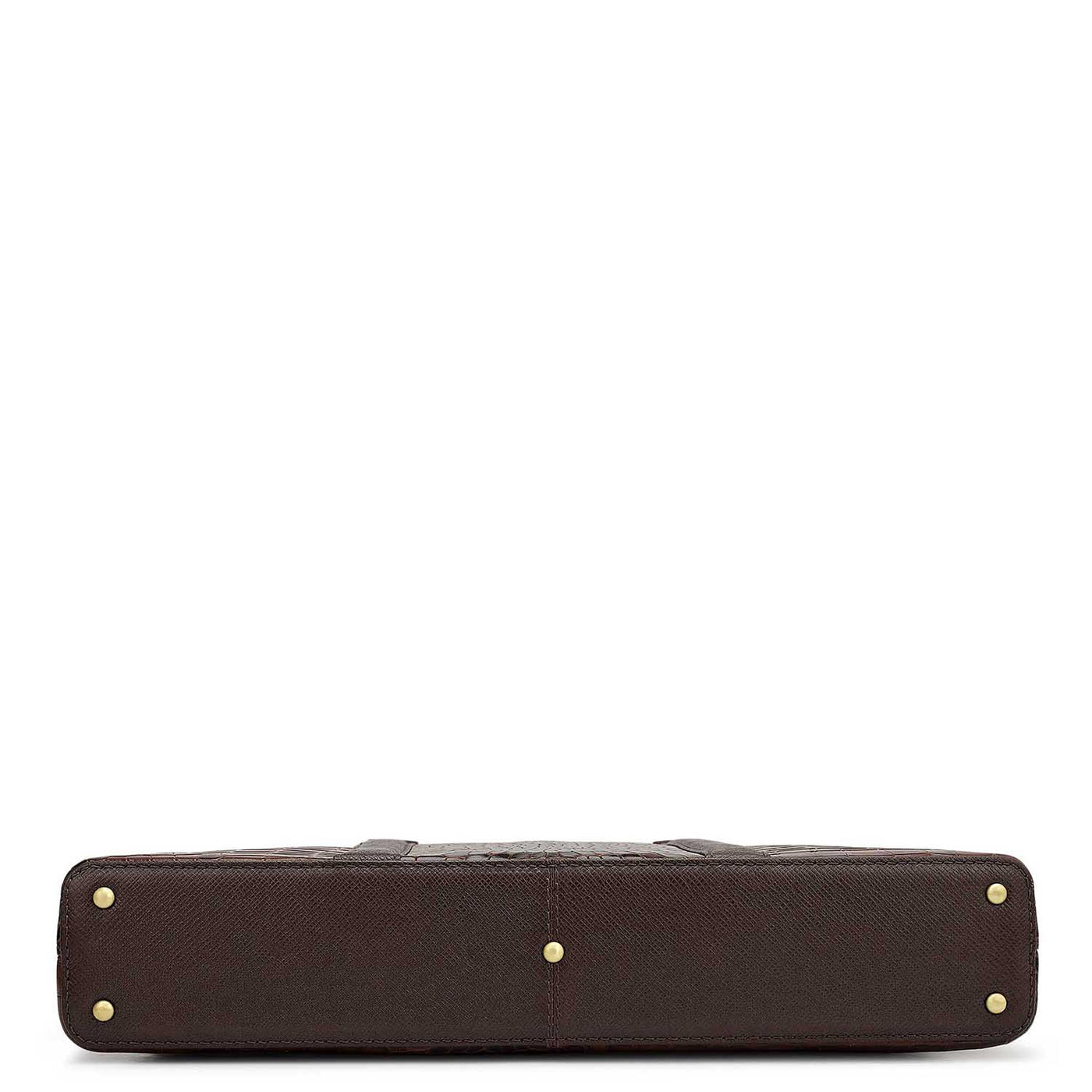 Croco Leather Laptop Sleeve - Date