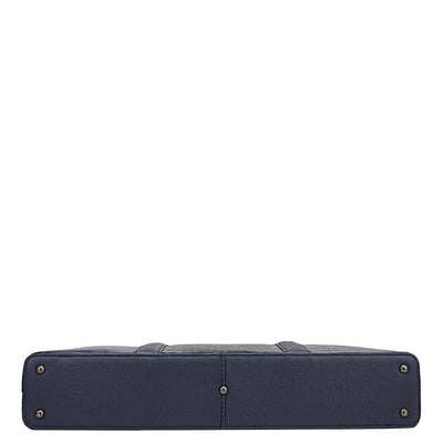 Croco Leather Laptop Sleeve - Stardust