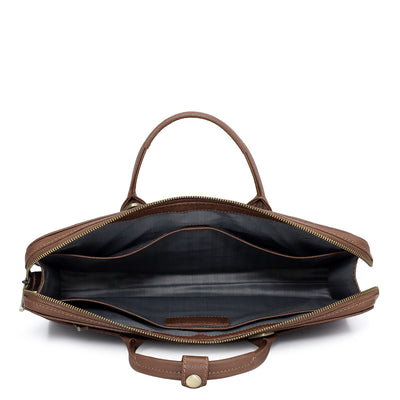 Croco Leather Laptop Sleeve - Date